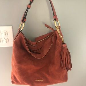Michael Kors Suede Elise Purse